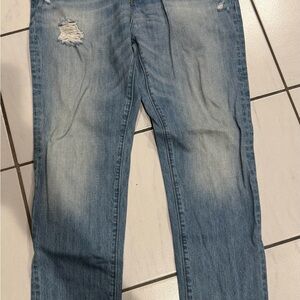 Abercrombie & Fitch Men's Light Blue Straight Jeans